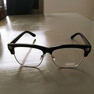 Versace clear 100% UV protected glasses